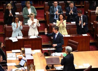 Simon Birmingham Announces Retirement from Politics: Image Source: X/Twitter @JoshFrydenberg