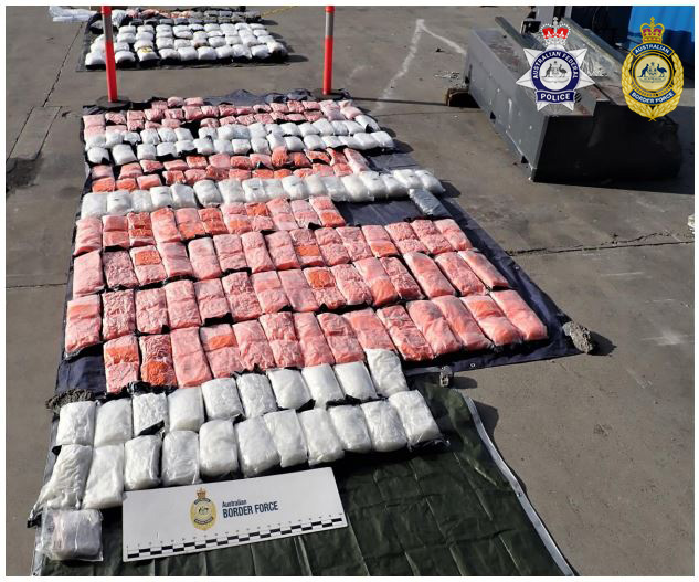 900kg of methamphetamine into Sydney 1 2