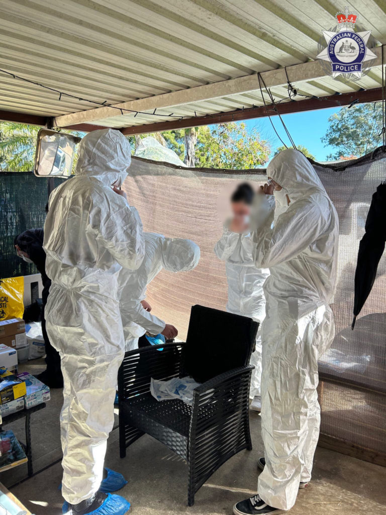 AFP Forensics at Western Sydney arrest 2