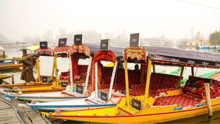 Uber launches Asia’s first water taxi on India’s iconic Dal Lake