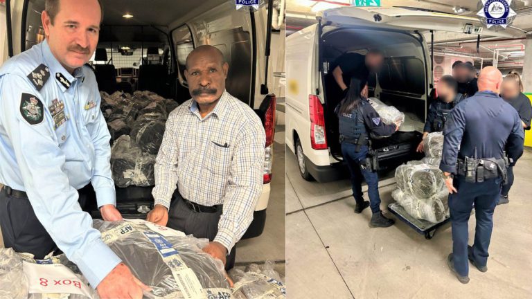 500kg of cocaine destroyed as Australia and PNG celebrate major drug bust