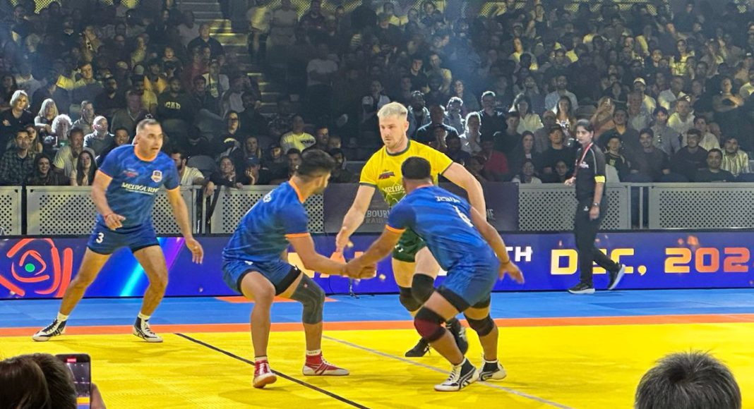 Image: Pro Kabaddi All Stars faced off against Australia’s Aussie Raiders (Source: Tim Watts MP - X)
