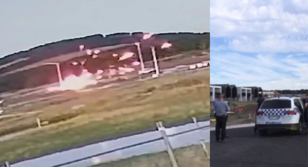 Image: Teen dies in fireworks explosion (Source: 7News screenshot)