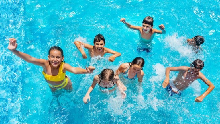 Regular lessons have paused – but your kids should still practise their swimming this summer
