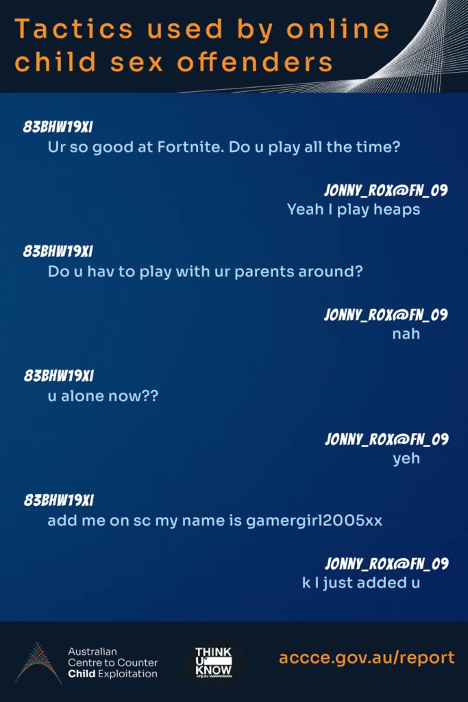 OCSE Offender Tactics 3 Game to Chat 1