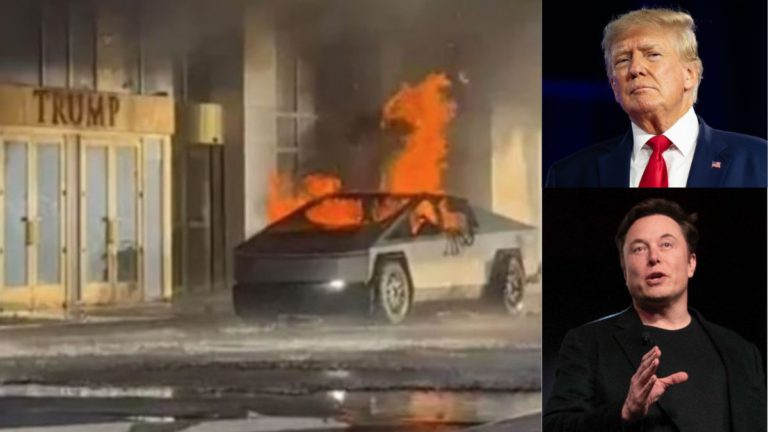 Explosion outside Trump’s Las Vegas hotel sparks terrorism investigation