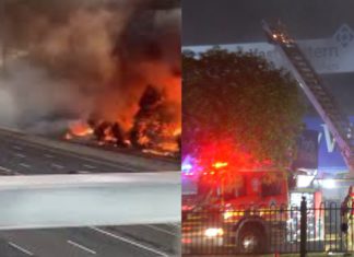 Melbourne fires under investigation as suspicious after major blazes close roads