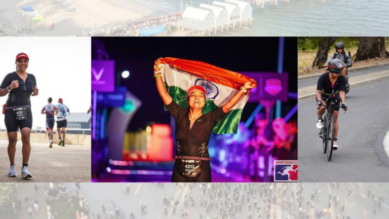 India’s 50-year-old triathlete Smithaa Kajaale completes gruelling Ironman Western Australia