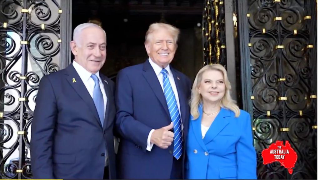 Benjamin Netanyahu has spoken with Donald Trump and Joe Biden, says his office; Image Source: Screengrab SkyNews