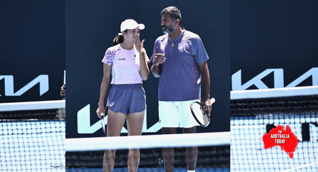 Rohan Bopanna and Zhang Shuai Advance to Second Round; Image Source: Australian Open 2025