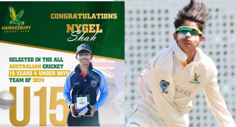 I hope to play for Australia at the world stage says rising star of cricket Nygel Shah