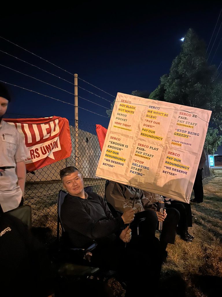 Immigration detention centre employees stage strike over wages and conditions 2 126bcf05 a80b 4253 9c8c e3f6532649e3 2