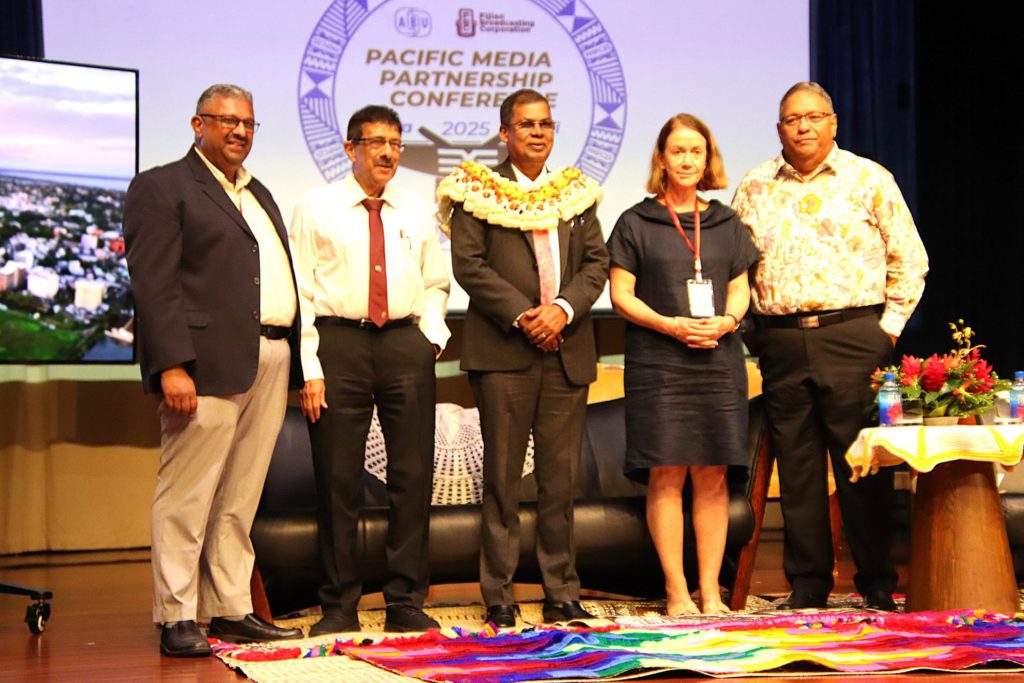 Fiji's Acting Prime Minister praises USP Journalism for excellence in media research 1 Biman conference 1
