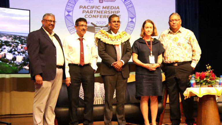 Fiji’s Acting PM Prof. Biman Prasad backs press freedom at Pacific Media Partnership Conference