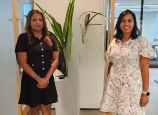AIBC Leadership team Radhika Kanhai and Richa Jain