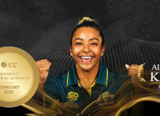 Alana King, Women's Player of the Month- Image Source- ICC
