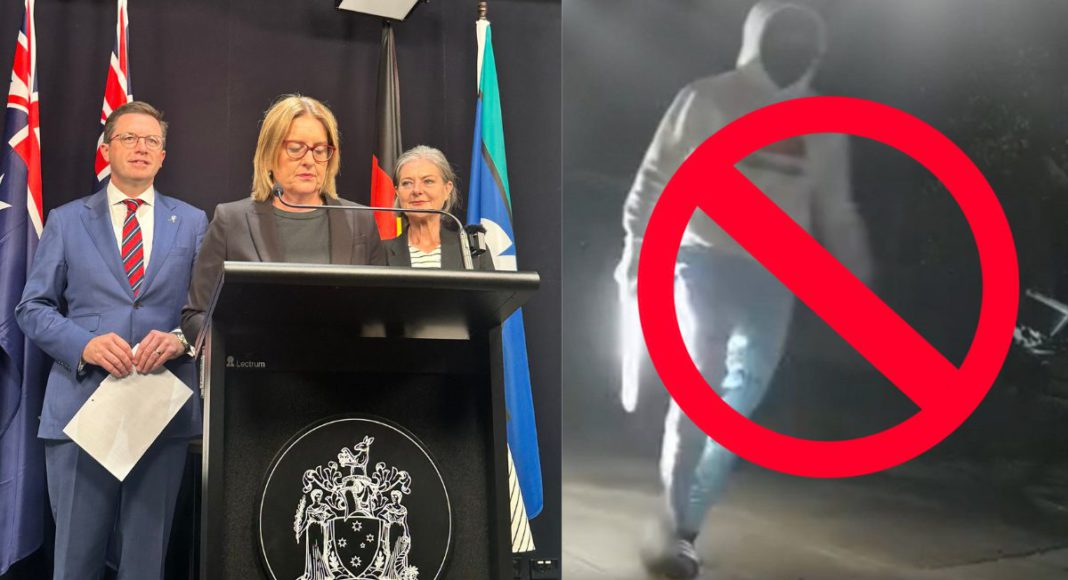 Bail law reforms announced by Premier Jacinta Allan- Image Source; X/@96mitchclarke and The Australia Today