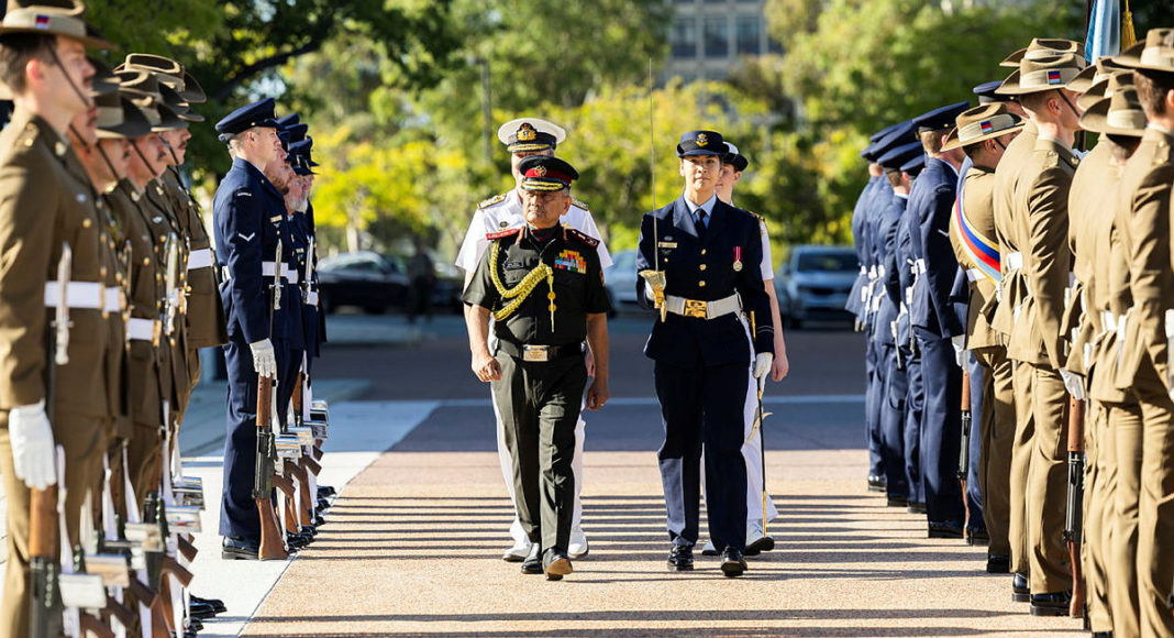 CDS General Anil Chauhan on his official visit to Australia- Image Source- Supplied