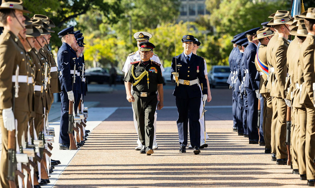 CDS General Anil Chauhan on his official visit to Australia- Image Source- Supplied