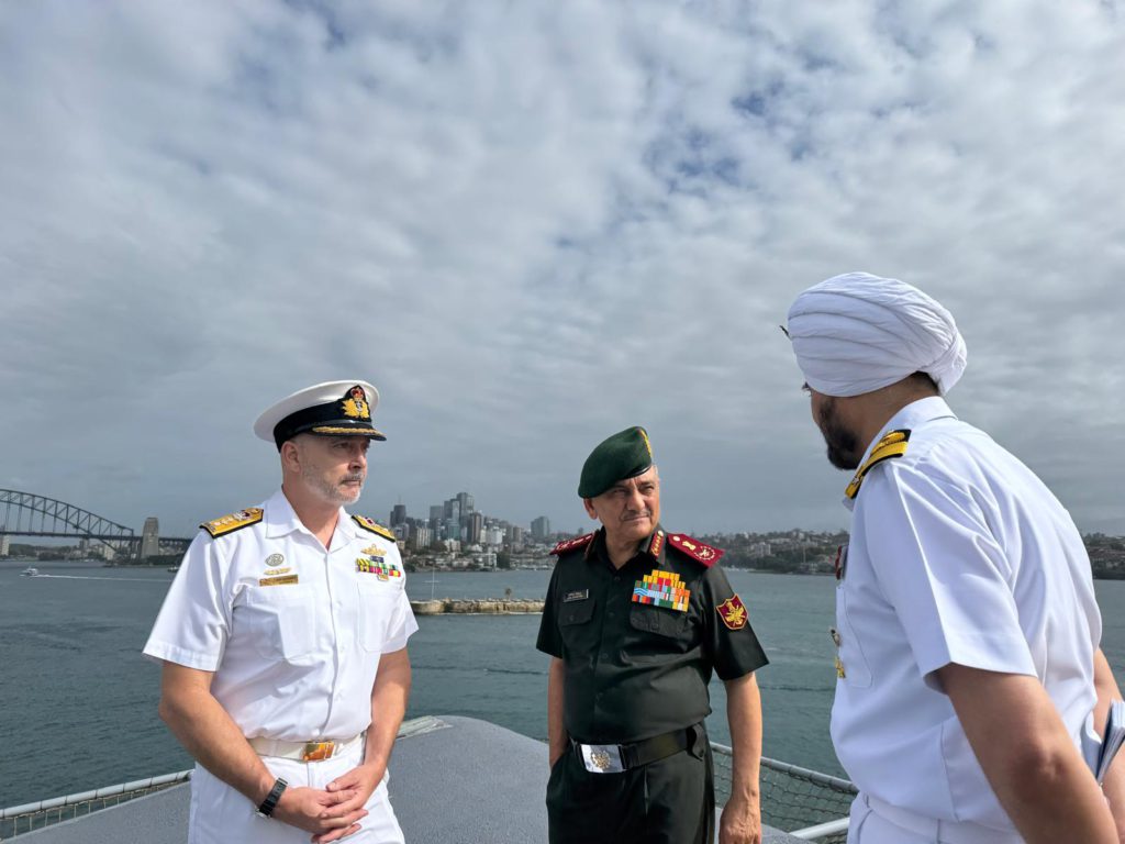 CDS General Anil Chauhan concluded his official visit to Australia Image Source Supplied4 4