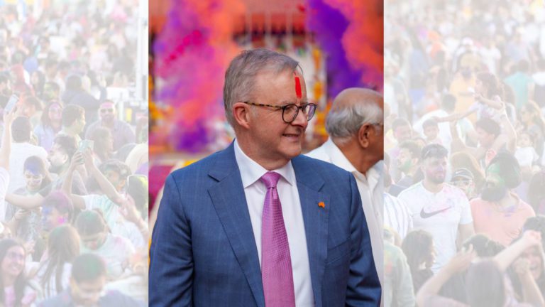 Albanese praises Hindu festival of Holi as Australia celebrates the colours of joy