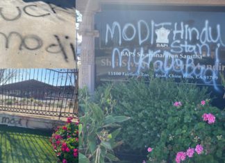 Khalistani extremists allegedly vandalise California’s largest Hindu temple