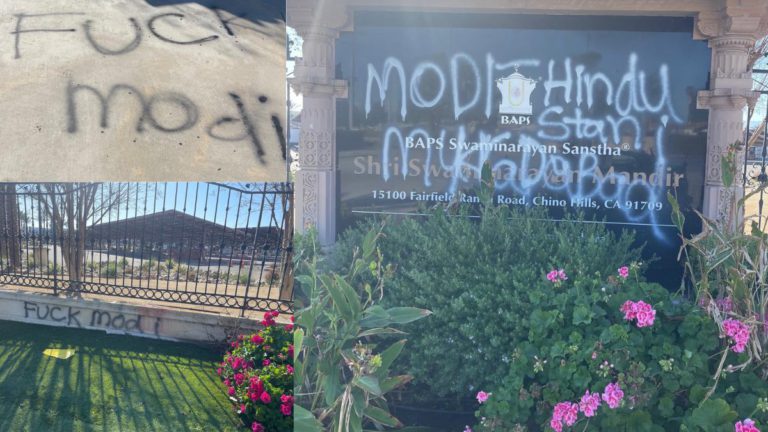 Khalistani extremists allegedly vandalise California’s largest Hindu temple