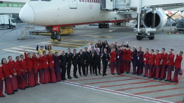 Melbourne Airport celebrates Air India’s all-female crew on International Women’s Day