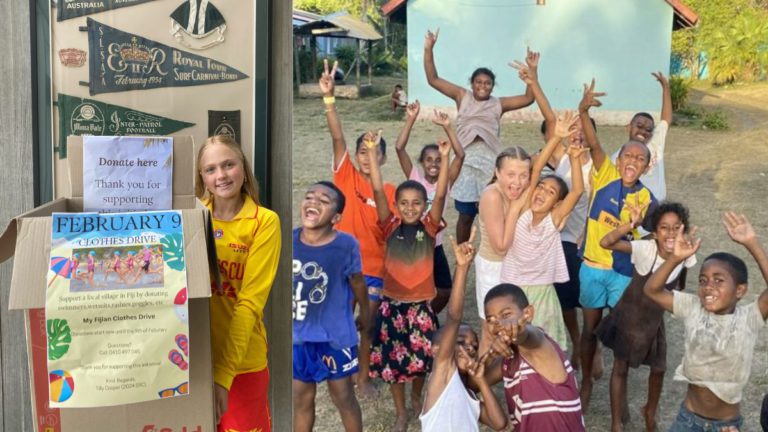 Sydney teen makes waves with Fiji swimwear donation drive