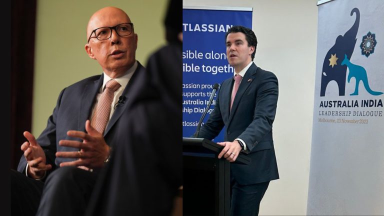 Dutton pledges strong foreign policy in his speech, Watts criticises omission of Australia’s key partner, India