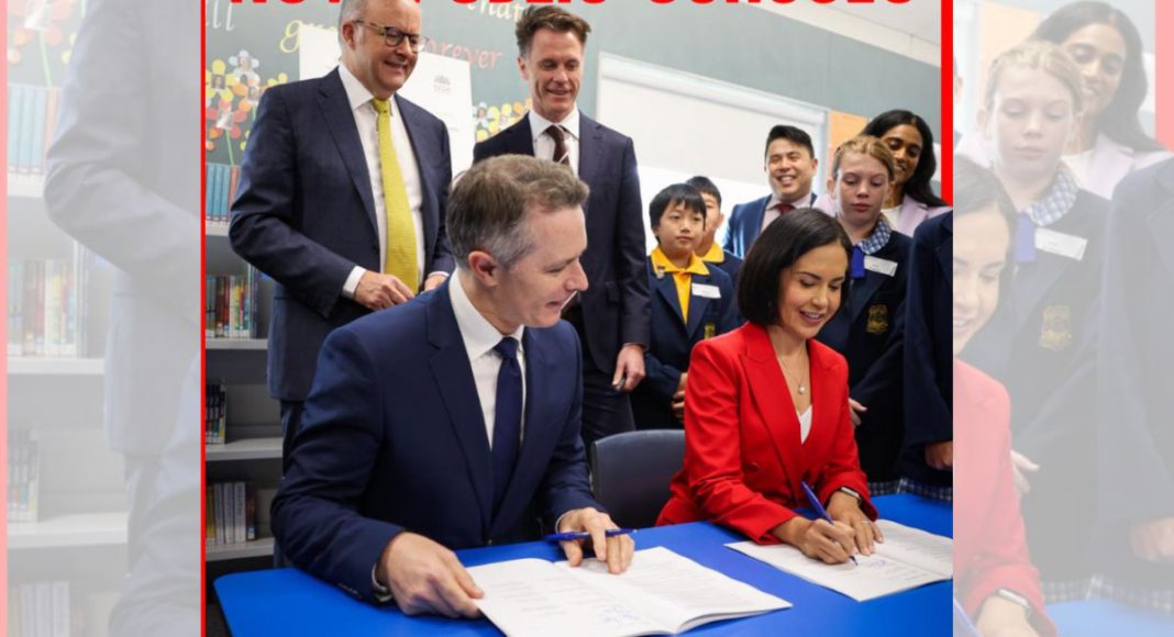 Schools agreement provides NSW $4.8 billion extra for public schools over a decade: Image Source: NSW Labor