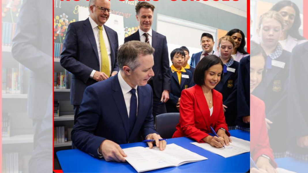Schools agreement provides NSW $4.8 billion extra for public schools over a decade: Image Source: NSW Labor
