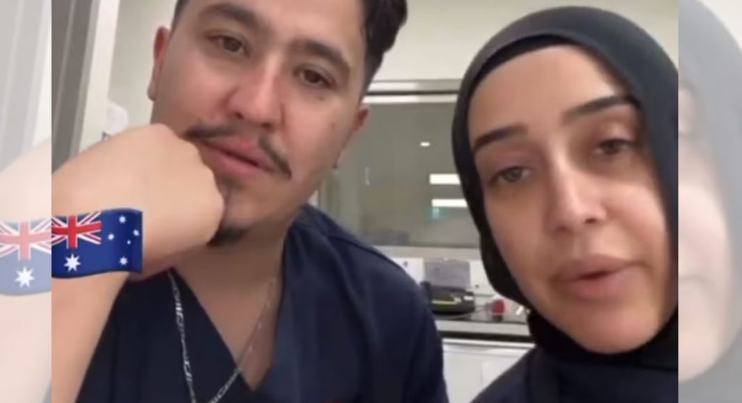 Sydney Nurses- Image Source- Social media screen grab