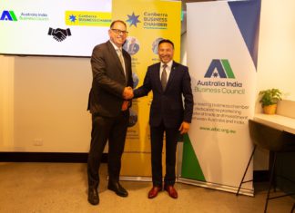 Canberra Business Chamber and Australia India Business Council sign landmark MOU to strengthen bilateral trade ties