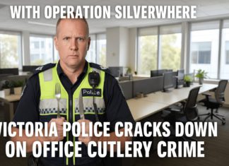 With Operation Silverwhere Victoria Police cracks down on office cutlery crime