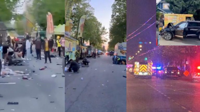 Car ploughs into crowd, leaving multiple dead and injured in Vancouver