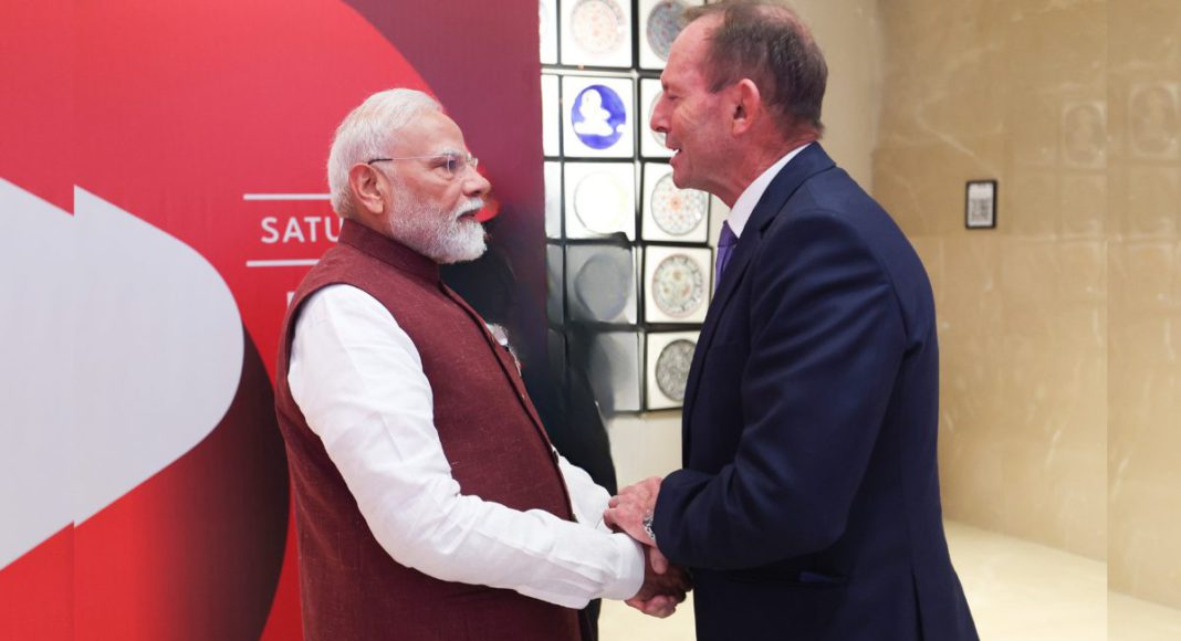 Indian PM Narendra Modi and Former PM Tony Abbott: The Australia Today
