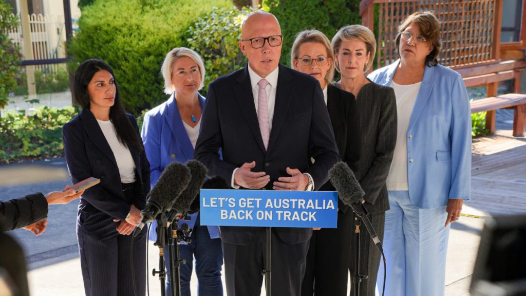 Opposition Leader Peter Dutton’s new plan to combat domestic and family violence; Image Source- Liberal Handout