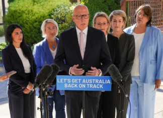 Opposition Leader Peter Dutton’s new plan to combat domestic and family violence; Image Source- Liberal Handout