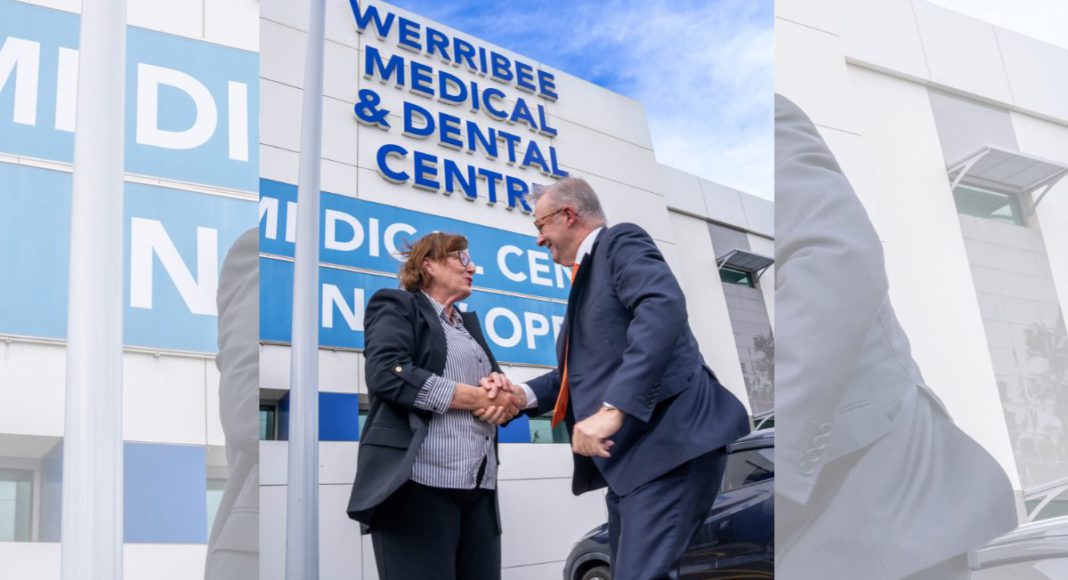 PM Anthony ALbanese in Werribee, Victoria; Image Source- Labor Handout