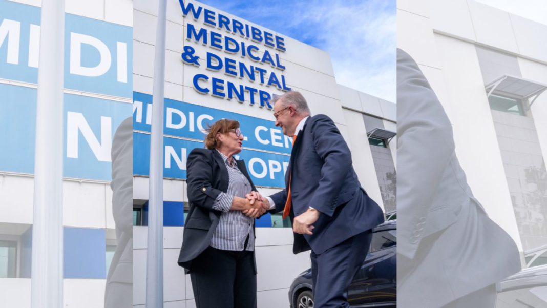 PM Anthony ALbanese in Werribee, Victoria; Image Source- Labor Handout