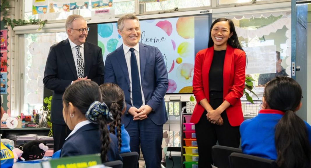PM Anthony Albanese in western Sydney; Image Source- Labor Party Election Handout