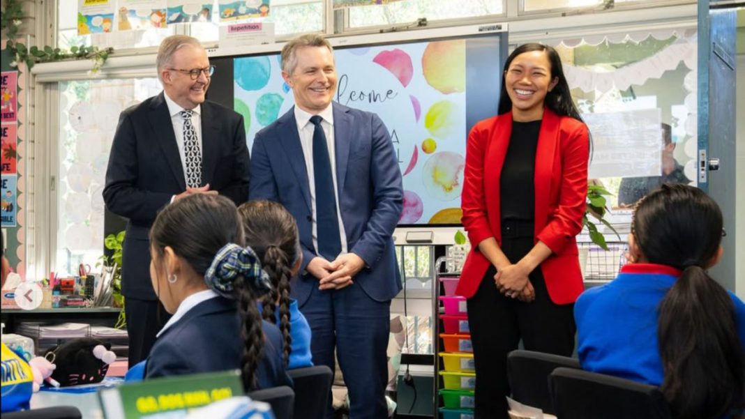 PM Anthony Albanese in western Sydney; Image Source- Labor Party Election Handout