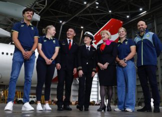Qantas expands partnership as the official overseas tour partner for Aussie cricket teams Qantas and Cricket Australia partner- Image Source- Qantas handout