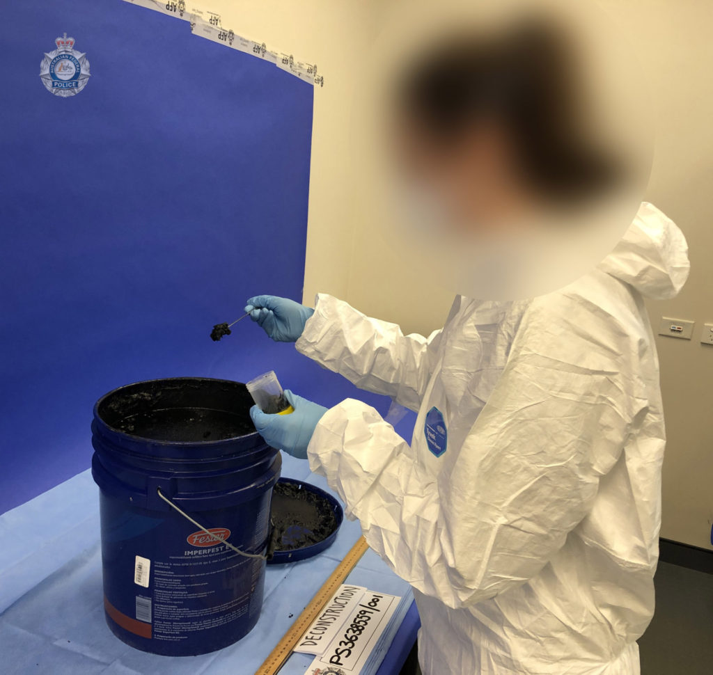 AFP forensics test seized item 1