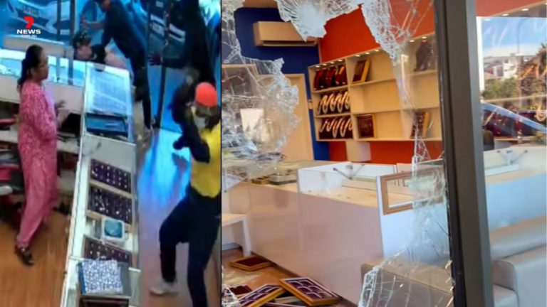 Manhunt underway after armed robbery at Nepali-owned jewellery store in Brisbane