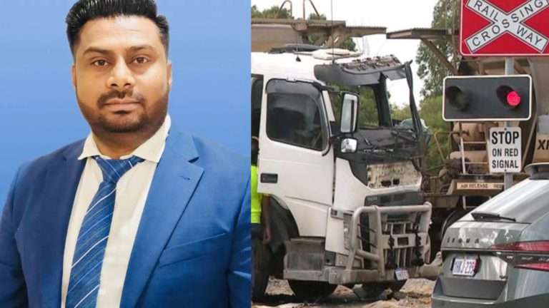 Truck driver Jaspreet Singh dies in railway crossing collision with train