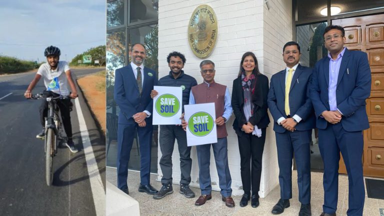 Indian teen’s 20,000km solo ride hits Australia in epic mission to Save Soil