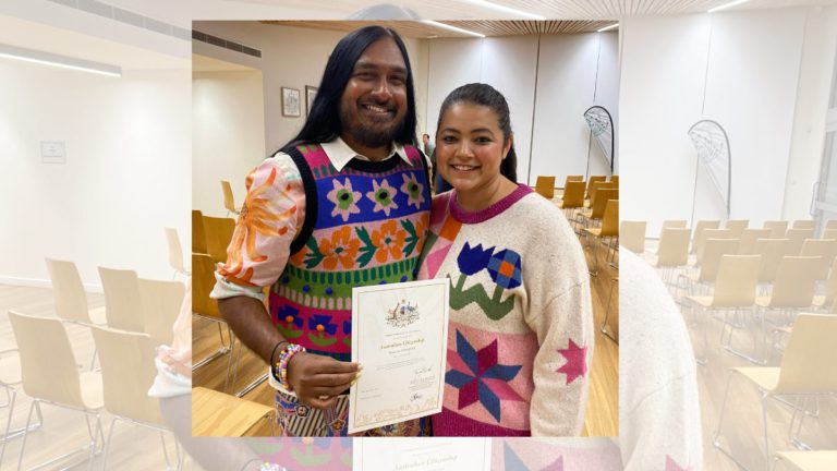 Cricket’s colourful desi voice Bharat Sundaresan officially becomes an Aussie