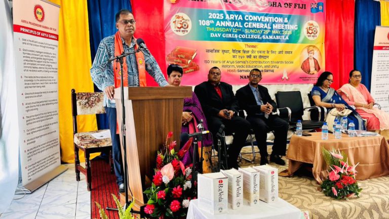 Fiji’s Deputy PM backs Hindi language centre as Arya Samaj marks 150 years in the island nation